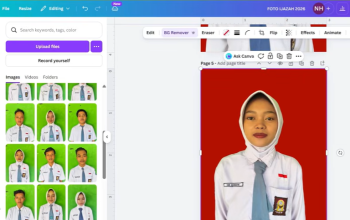 Cara Edit Foto 3x4 Otomatis untuk E-Ijazah 2026, Background Sama dan Bisa Upload Kolektif