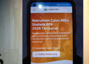 Cara Daftar Sobat BPS 2026 Tambahan, Panduan Lengkap Rekrutmen Mitra Statistik BPS