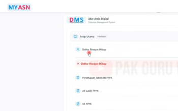 Cara Mengisi DMS My ASN Bagi PPPK Tahun 2026 Agar Skor Lengkap, Ini File yang Wajib Diunggah