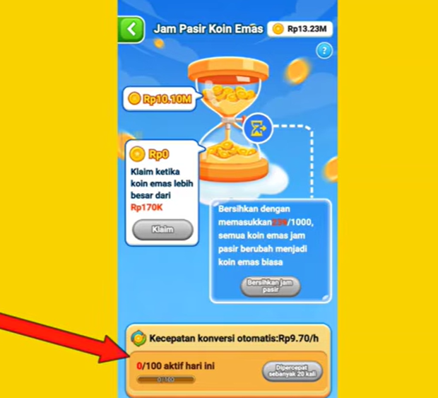 Cara Klaim Isi Jam Pasir Koin Emas di Game No Fight, Ternyata Tidak Sesederhana yang Dibayangkan