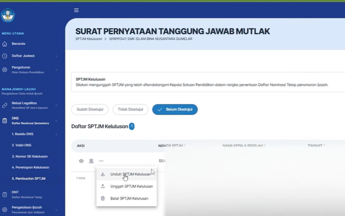 Cara Membuat SPTJM E-Ijazah Lengkap Mulai dari Buat, Unduh, TTD hingga Upload SPTJM
